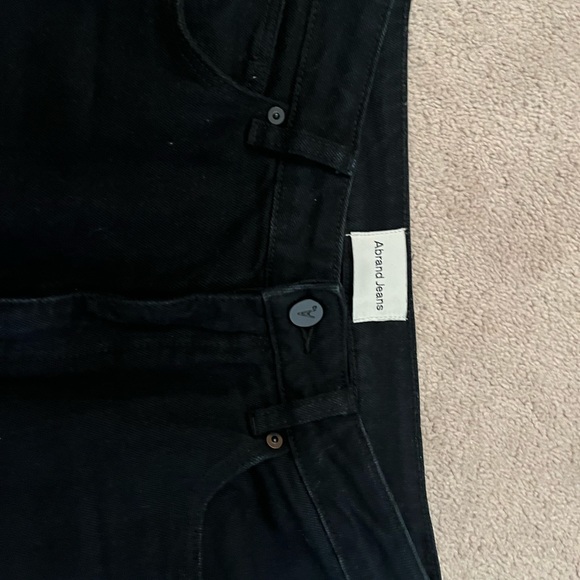 A brand new jeans worn once - high rise petite black jean super comfortable - Picture 6 of 7
